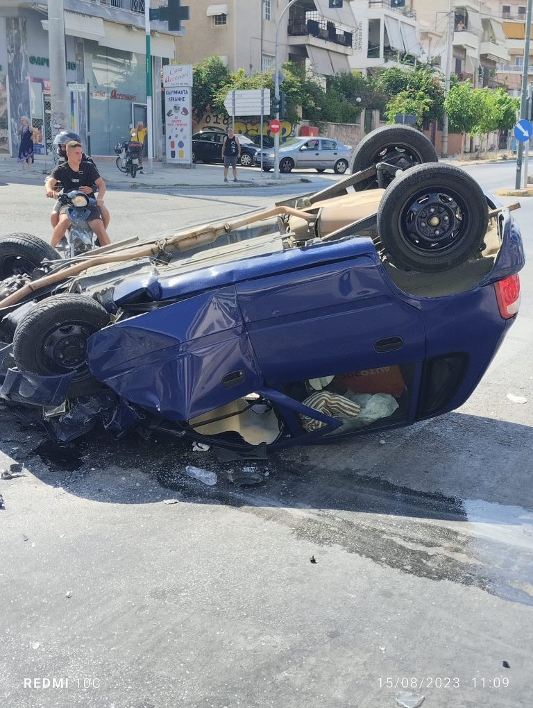 Σοβαρό Τροχαίο Ατύχημα Στη Διασταύρωση Καρμανιόλα Στην Ηλιούπολη.